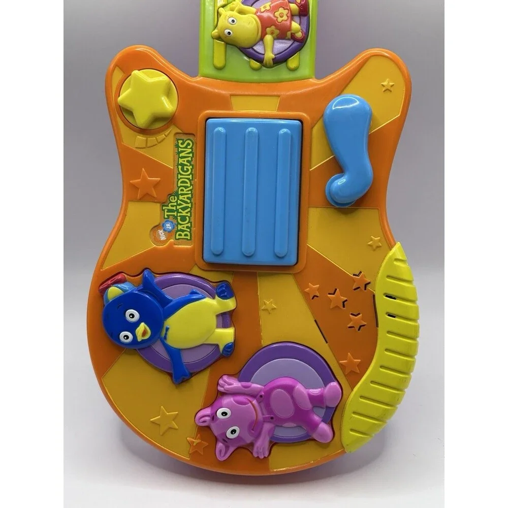 Nick Jr. The Backyardigans Sing & Strum Guitar 2006 Mattel Nickelodeon See Video